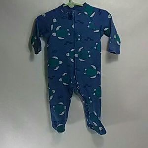 One piece Blue Turtle fabric